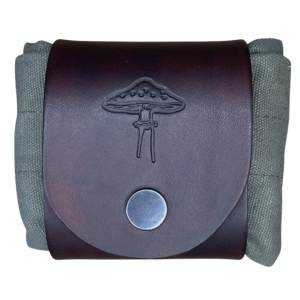 Green Cotton Canvas additional clip on bag