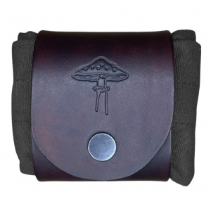 Charcoal Cotton Canvas additional clip on bag